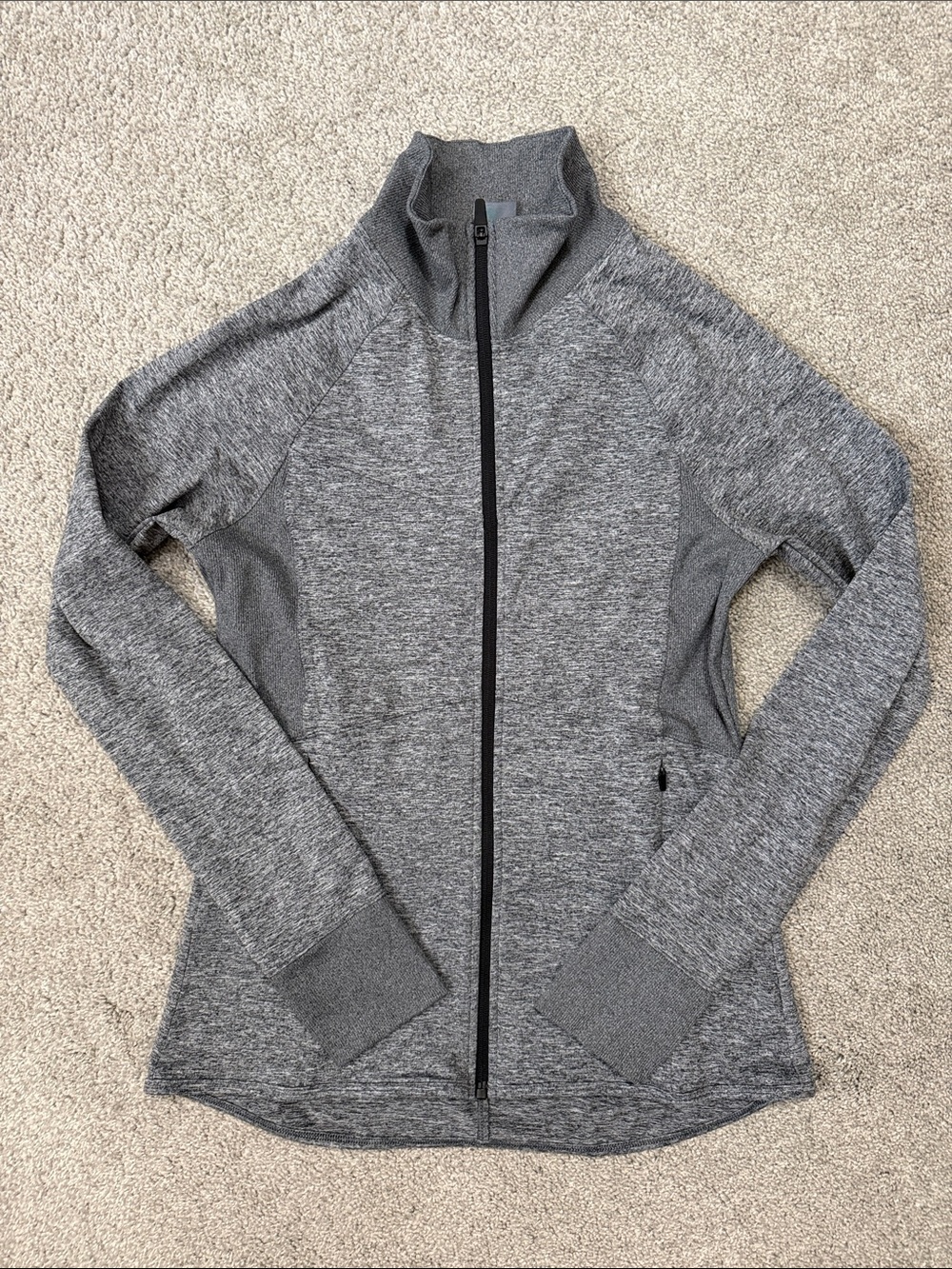 C9 by Champion Gray Full-Zip Athletic Performance Jacket Size M